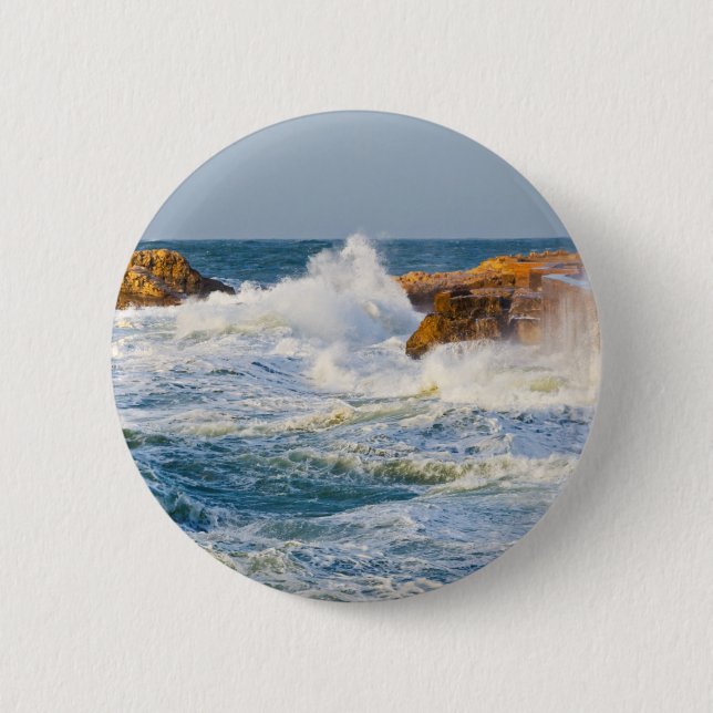 Seascape 6 Cm Round Badge (Front)