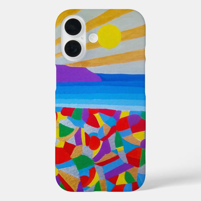 Seascape Acrylic Fine Art Case-Mate iPhone Case (Back)