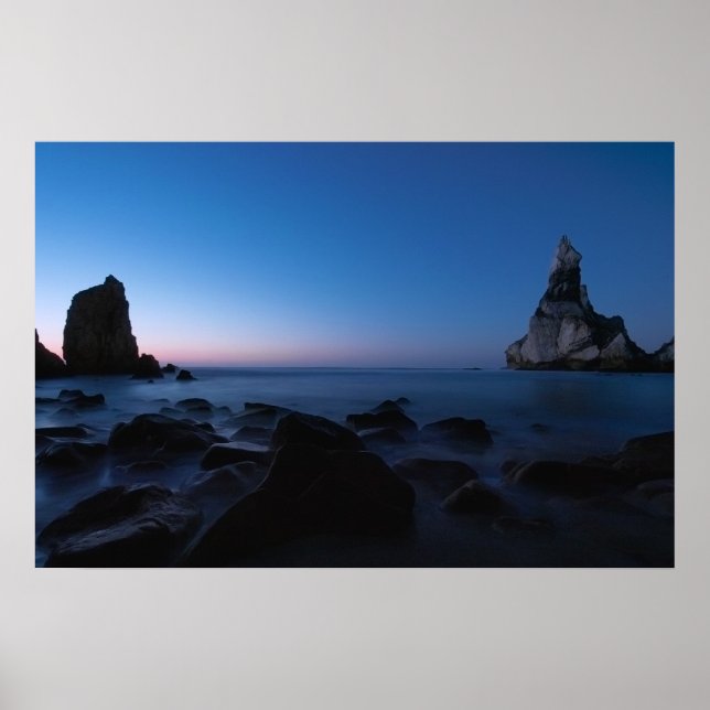 Seascape After Sunset Poster (Front)