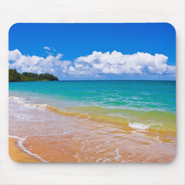Seascape Along Hanalei Bay Mouse Mat (Front)