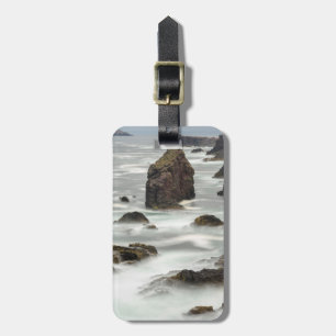 Seascape and sea stacks, Shetland Luggage Tag