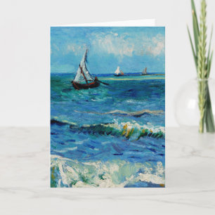 Seascape at Les Saintes-Maries Fine Art Card