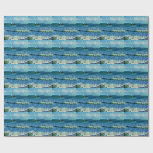 Seascape at Les Saintes-Maries Fine Art Wrapping Paper