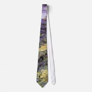 Seascape at Saintes-Maries by Van Gogh Tie