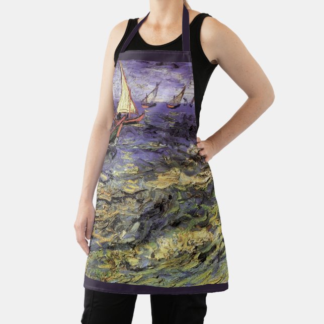 Seascape at Saintes Maries by Vincent van Gogh Apron (Insitu)