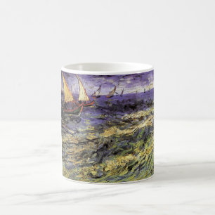 Seascape at Saintes-Maries by Vincent van Gogh Coffee Mug