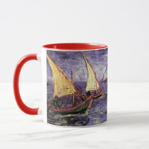 Seascape at Saintes Maries by Vincent van Gogh Mug