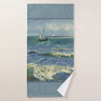 Seascape at Saintes-Maries de la Mer by van Gogh