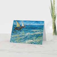 Seascape at Saintes-Maries | Vincent van Gogh