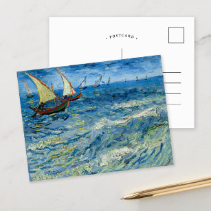 Seascape at Saintes-Maries   Vincent Van Gogh Postcard