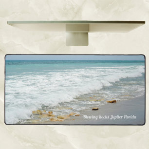 Seascape Beach Surf Ocean Landscape Photographic Desk Mat