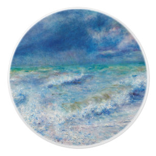 Seascape by Pierre-Auguste Renoir Fine Art Ceramic Knob