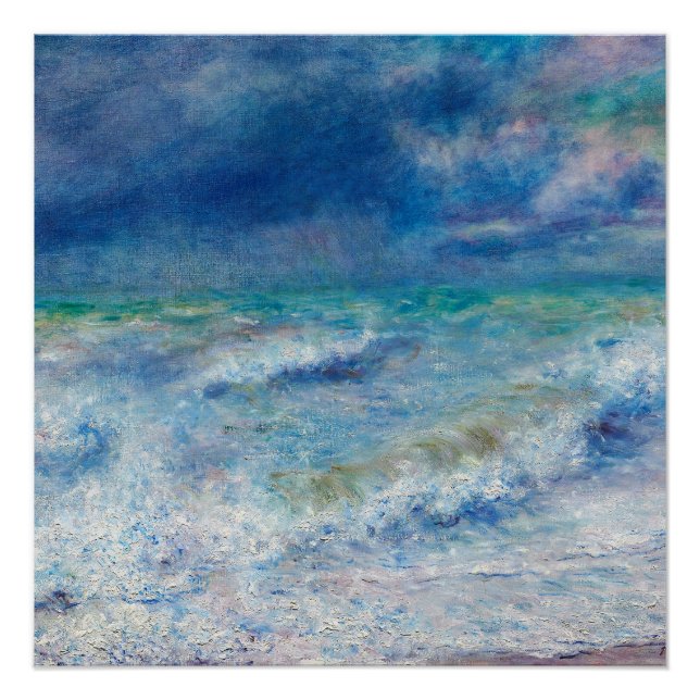 Seascape by Pierre-Auguste Renoir Fine Art Poster (Front)