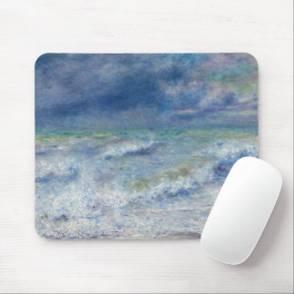 Seascape by Renoir – Impressionist Ocean View Mouse Mat