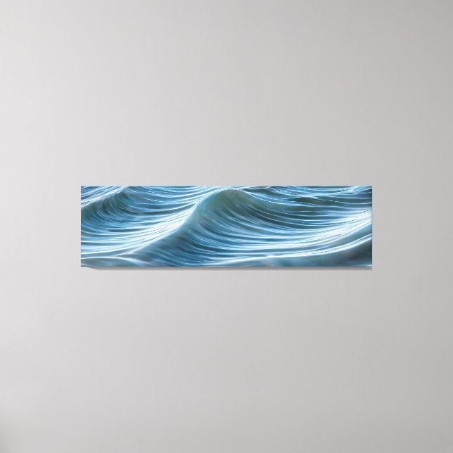 Seascape Calm Waves 46 Canvas Print (Front)