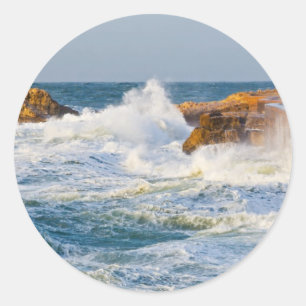 Seascape Classic Round Sticker