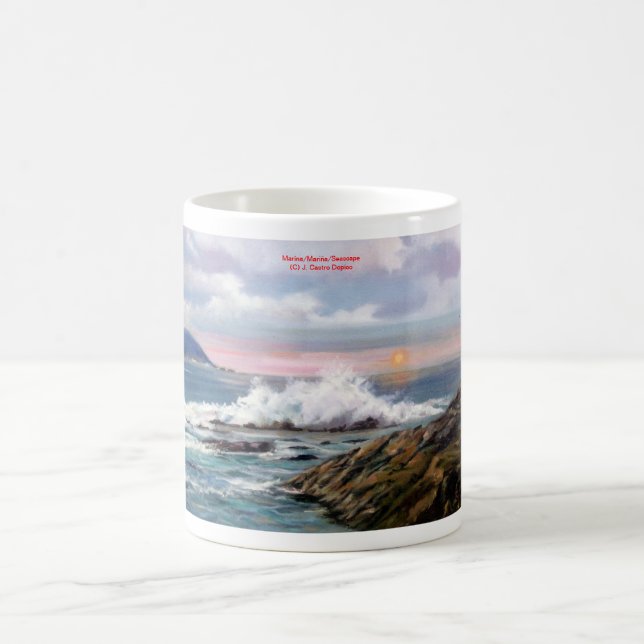 Seascape Coffee Mug (Center)