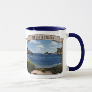 Seascape (customisable) mug
