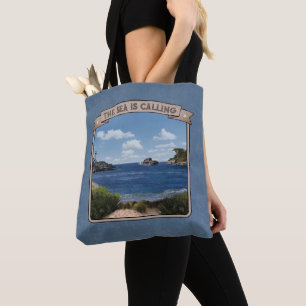 Seascape (customisable) tote bag