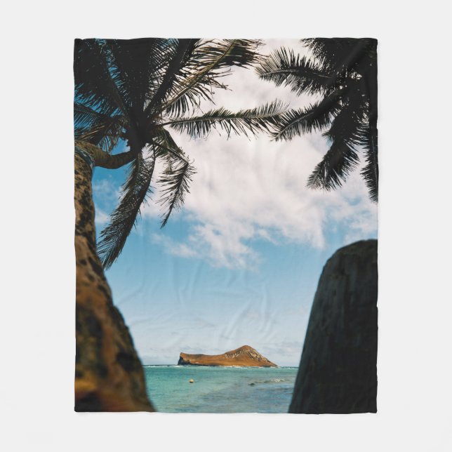 Seascape Fleece Blanket (Front)