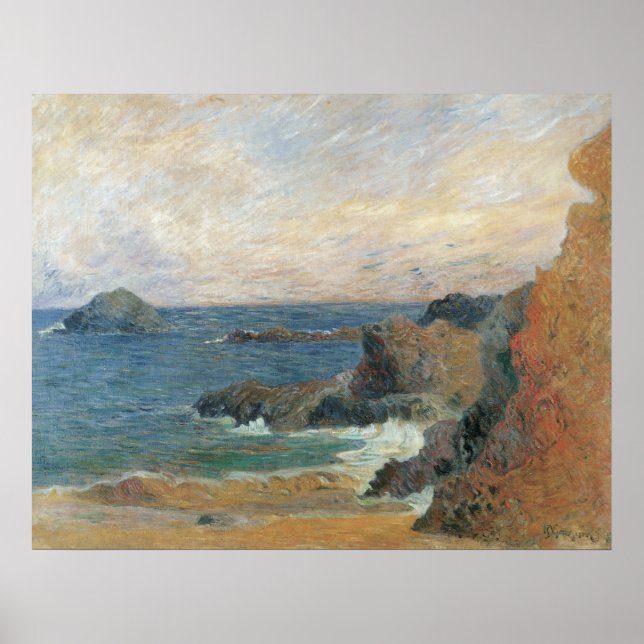 Seascape - Gauguin 1886 Poster (Front)