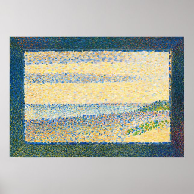 Seascape (Gravelines) - Georges Seurat Fine Art Poster (Front)