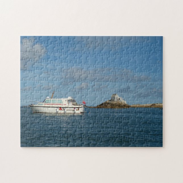 Seascape Jersey Islands. Jigsaw Puzzle (Horizontal)