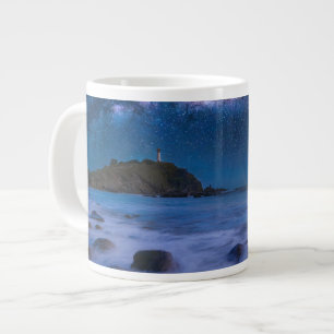 Seascape Lighthouse Milky Way Lanta Island Krabi Large Coffee Mug