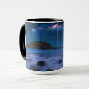Seascape Lighthouse   Milky Way Lanta Island Krabi Mug