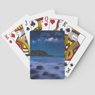 Seascape Lighthouse   Milky Way Lanta Island Krabi Playing Cards