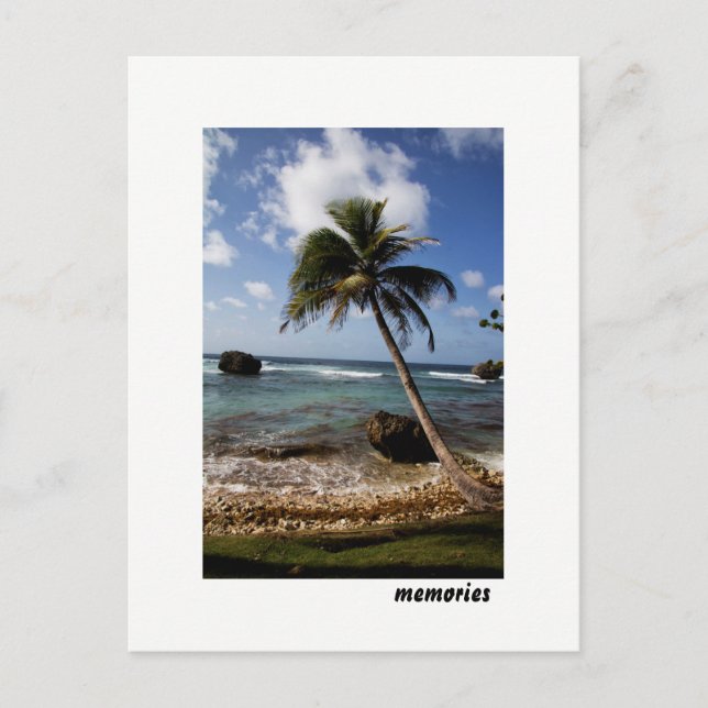 Seascape Memories of Barbados Bathsheba Postcard (Front)