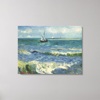 Seascape near Les Saintes-Maries-de-la-Mer Canvas Print
