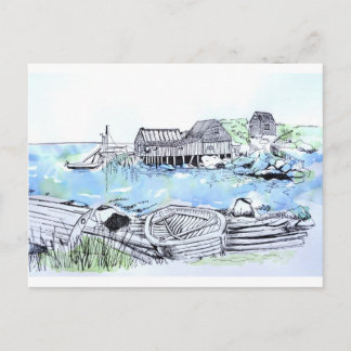 Seascape. Postcard
