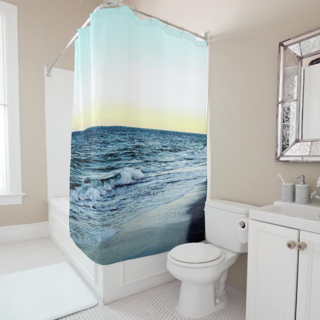 Seascape Shower Curtain (In Situ)