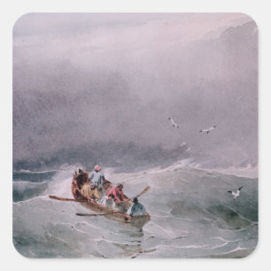 Seascape Square Sticker