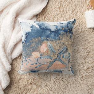Seascape Starfish Pillow