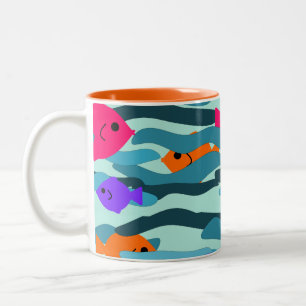 Seascape Two-Tone coffee mug