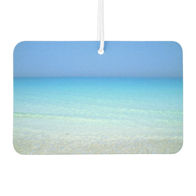 Seascape view car air freshener (Front)