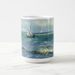 Seascape | Vincent van Gogh Coffee Mug<br><div class="desc">Seascape near Les Saintes-Maries-de-la-Mer (1888) by Dutch post-impressionist artist Vincent Van Gogh. Original artwork is an oil on canvas seascape painting depicting a boat on an abstract blue ocean.

Use the design tools to add custom text or personalise the image.</div>