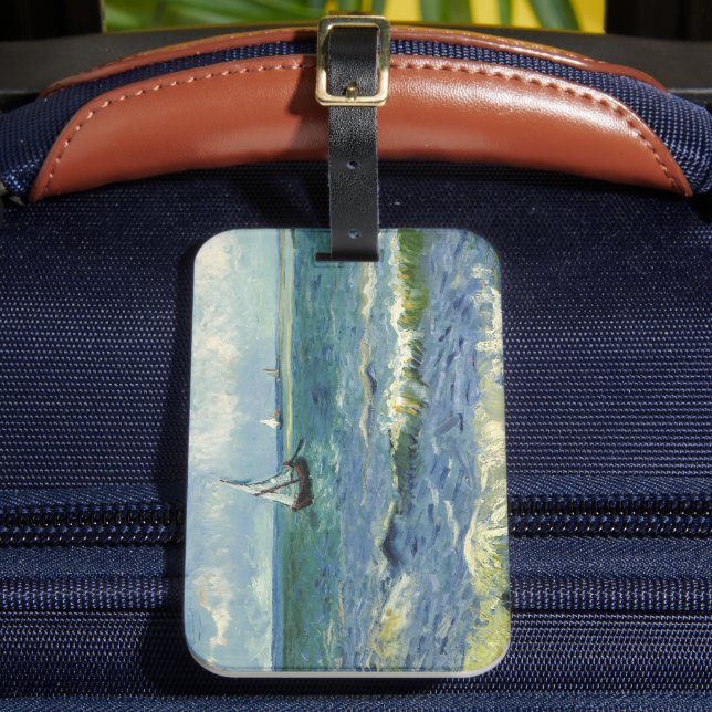 Seascape | Vincent van Gogh Luggage Tag (Front Insitu 2)