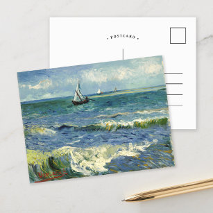 Seascape   Vincent Van Gogh Postcard