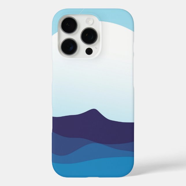  Seascape with Beach, Great Wave & Mount Sea Case (Back)