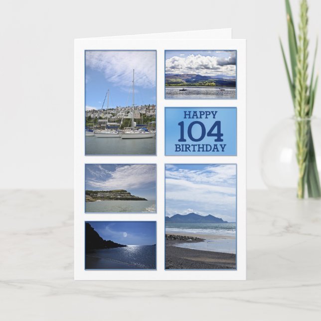 Seascapes 104th birthday card (Front)