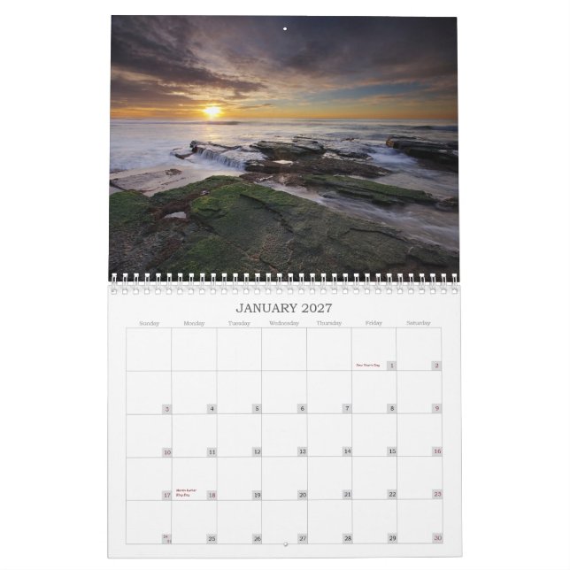 Seascapes Calendar (Jan 2027)
