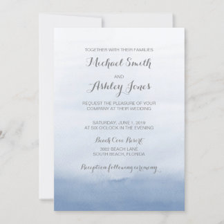 Seascapes Destination Seaside Wedding Invitation