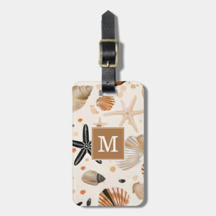 Seashell and Beach Luggage Tag