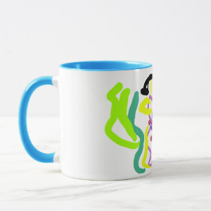 Seashell and starfish mug