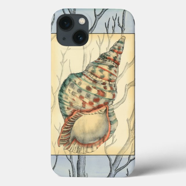 Seashell and Tree Branches Case-Mate iPhone Case (Back)
