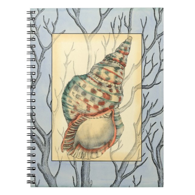 Seashell and Tree Branches Notebook (Front)
