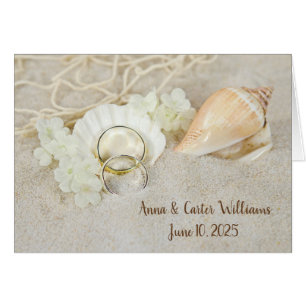 Seashell and Wedding Rings